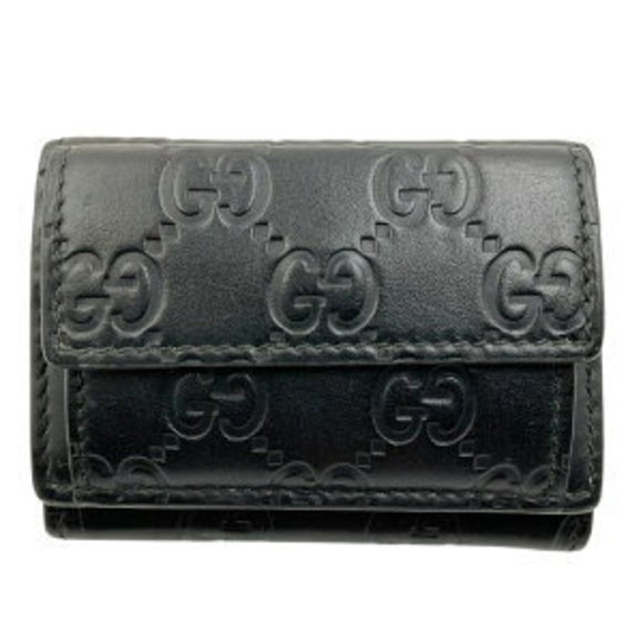 Gucci ssima Tri Wallet Black - Picture 1 of 7